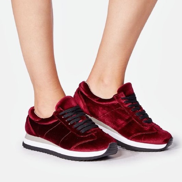 JustFab Shoes - Velvet Sneakers